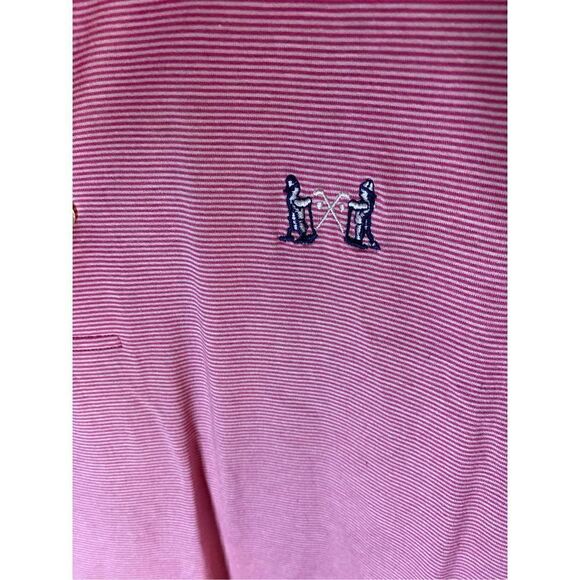 Peter Millar, men’s performance jersey striped polo size XL ￼ - Picture 3 of 6